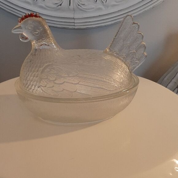 Vintage Decorative Chicken Bowl - Picture 1 of 2